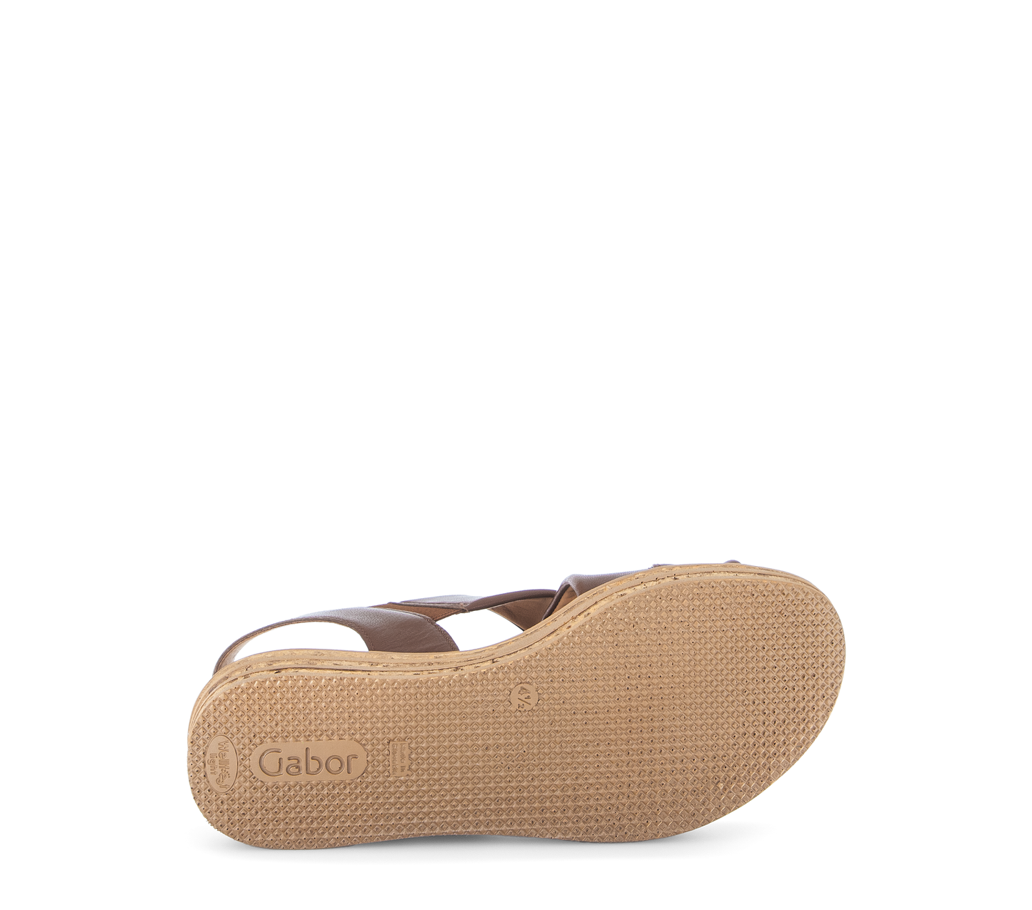 Gabor 84.556.24 Cognac Tan F Fit Slingback Sandals