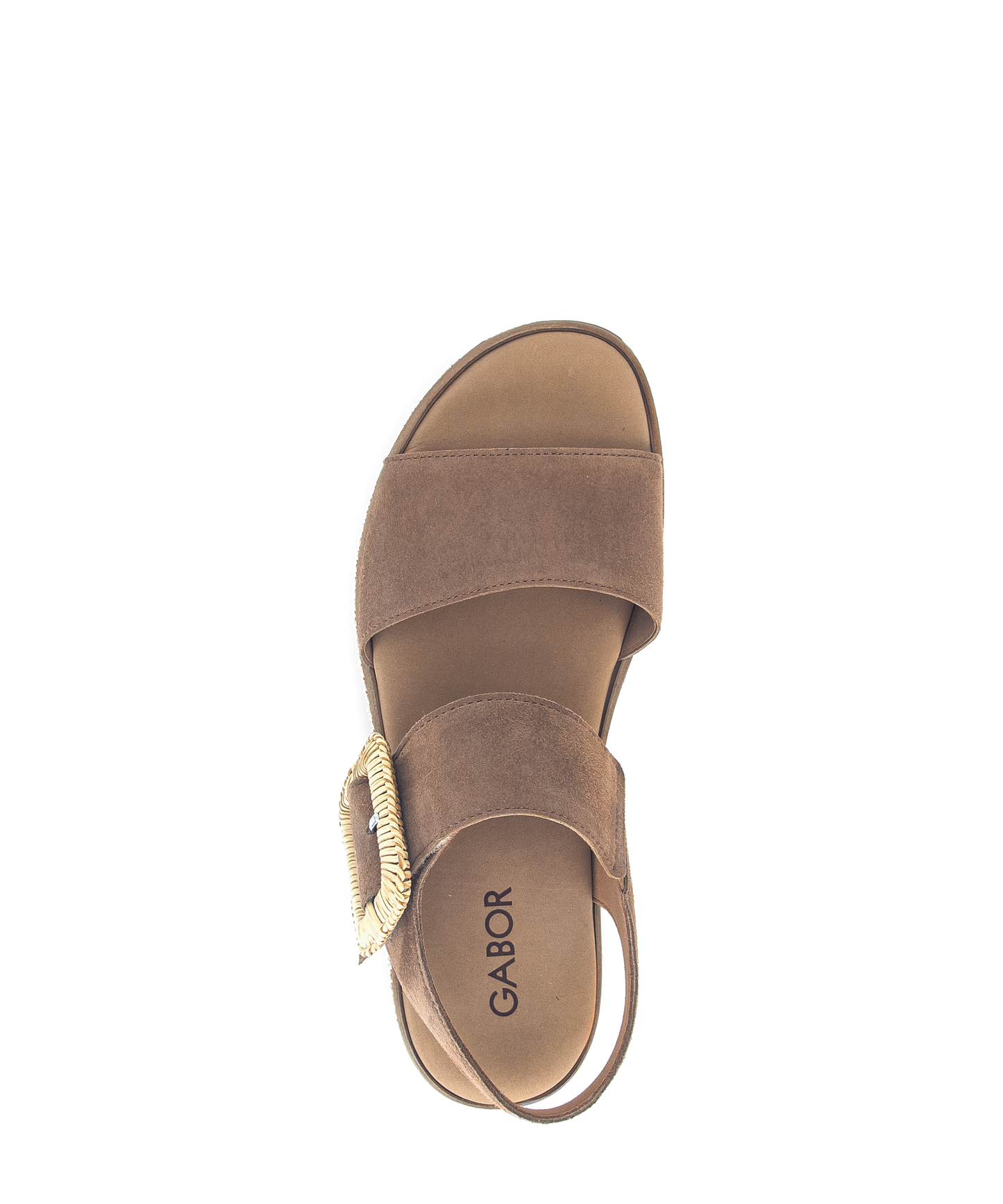 Gabor 84.562.14 Peanut Brown Velcro Sandals