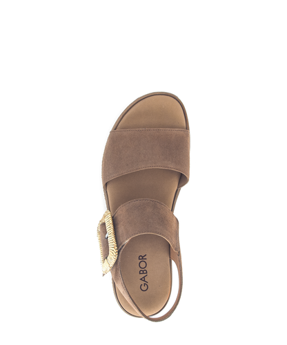Gabor 84.562.14 Peanut Brown Velcro Sandals