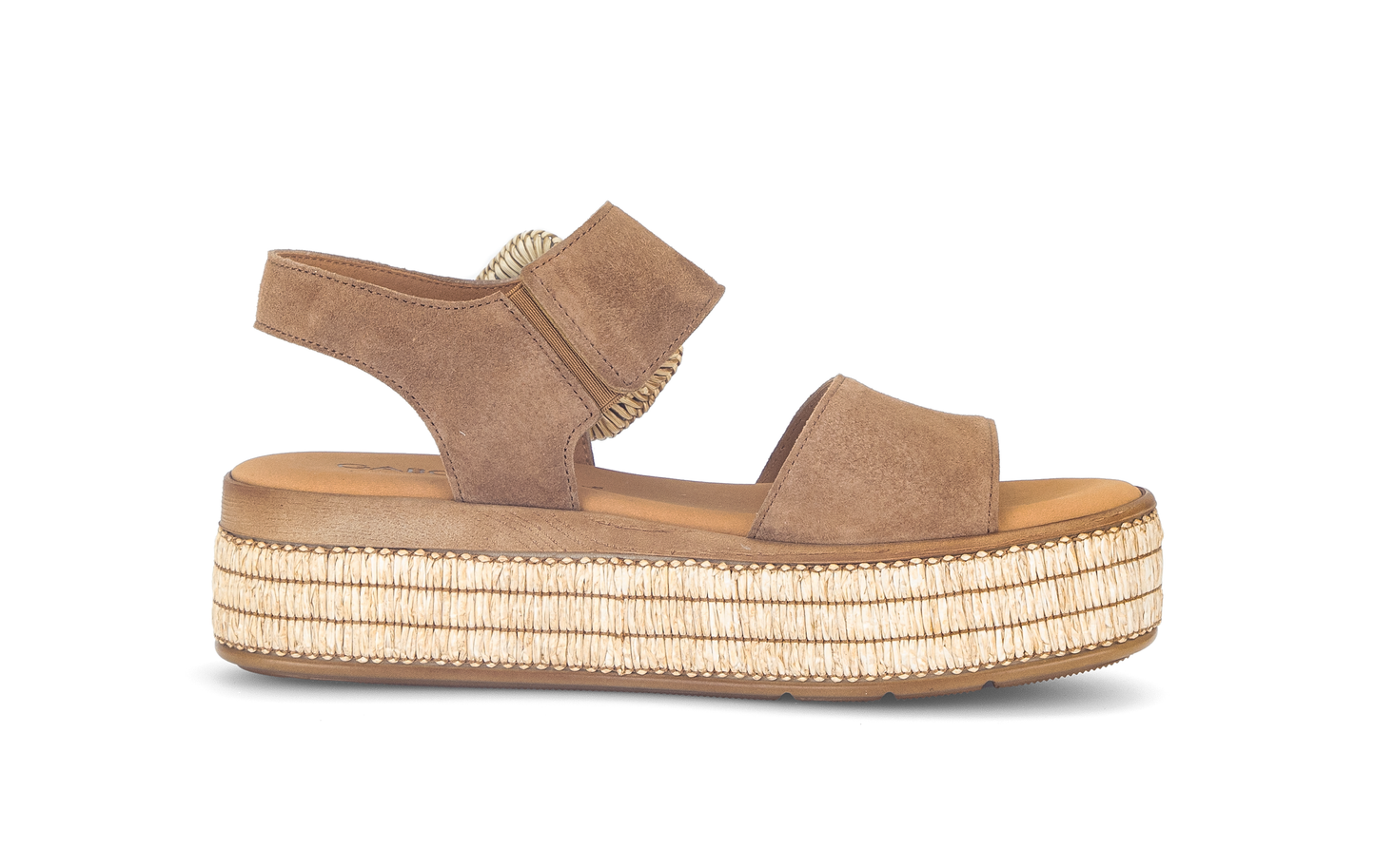 Gabor 84.562.14 Peanut Brown Velcro Sandals