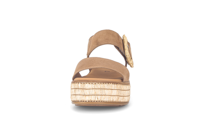 Gabor 84.562.14 Peanut Brown Velcro Sandals