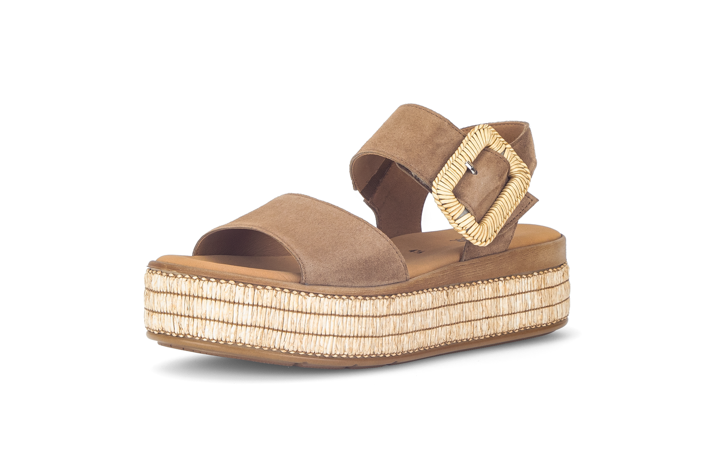 Gabor 84.562.14 Peanut Brown Velcro Sandals