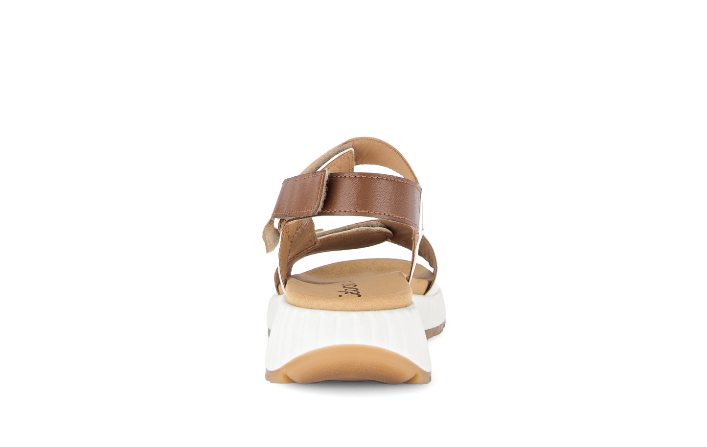 Gabor 84.582.20 Cream, Brown & Gold Combi F Fit Sandals