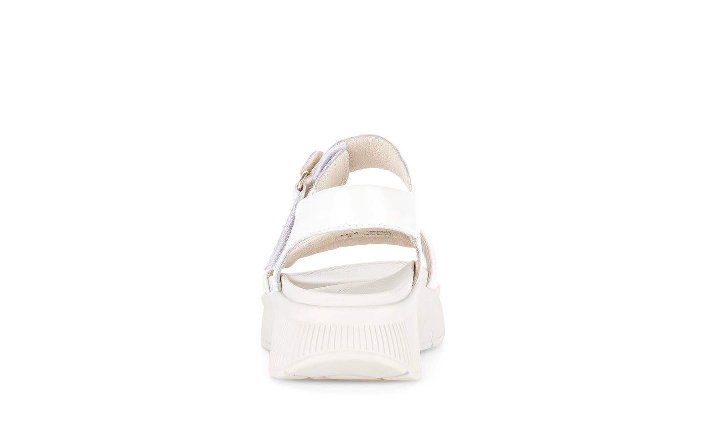 Gabor 84.610.20 Latte Cream F Fit Slingback Platform Sandals
