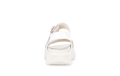 Gabor 84.610.20 Latte Cream F Fit Slingback Platform Sandals