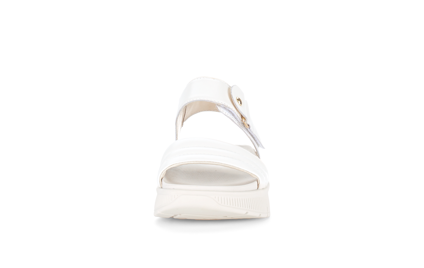 Gabor 84.610.20 Latte Cream F Fit Slingback Platform Sandals