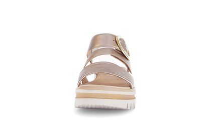Gabor 84.627.62 Gold F Fit Slingback Sandals