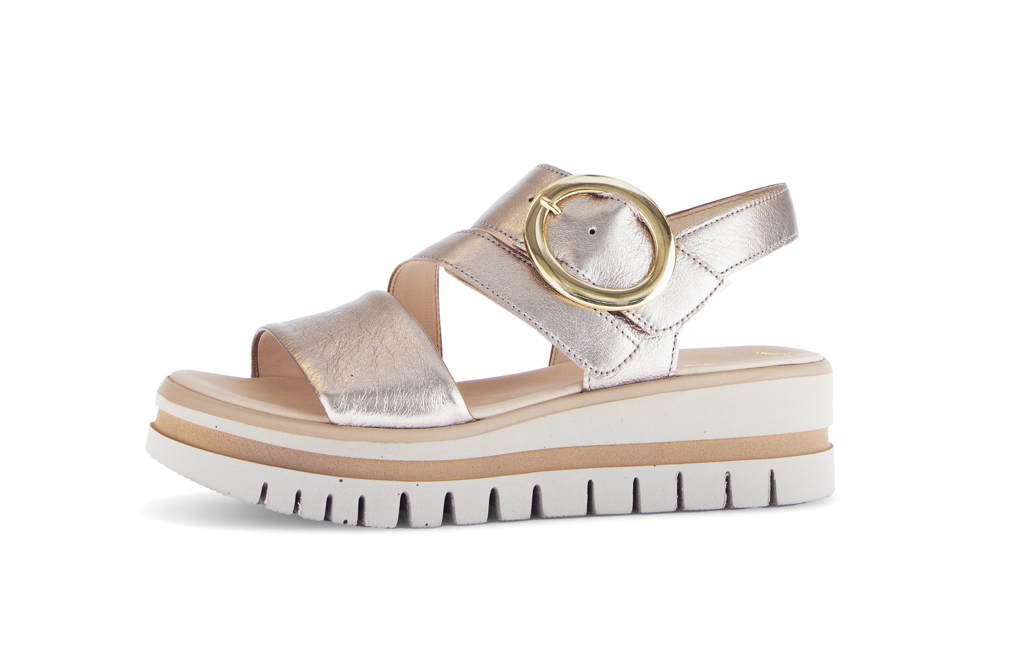 Gabor 84.627.62 Gold F Fit Slingback Sandals