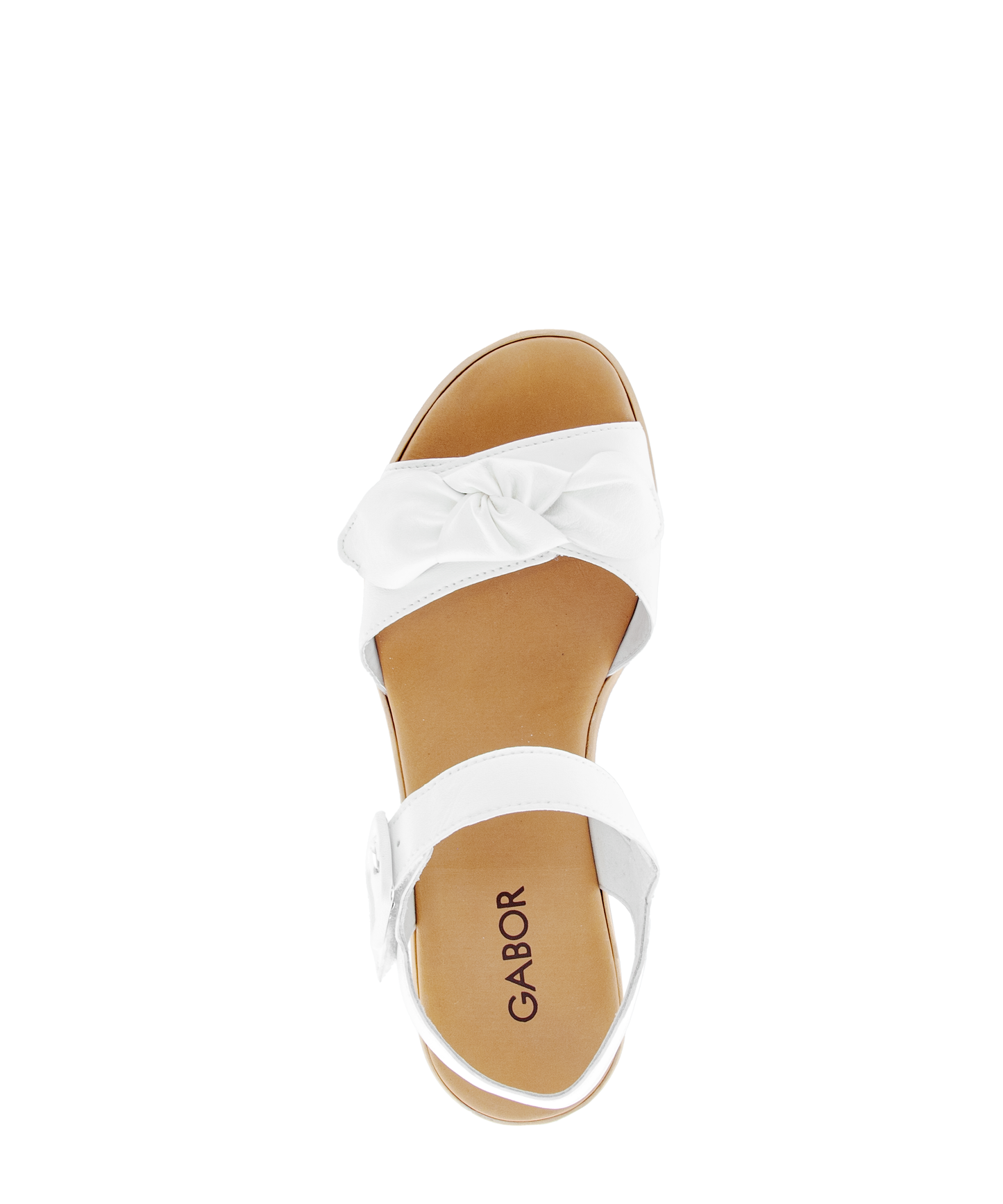 Gabor 84.653.20 Latte Cream Wedge F Fit Sandals