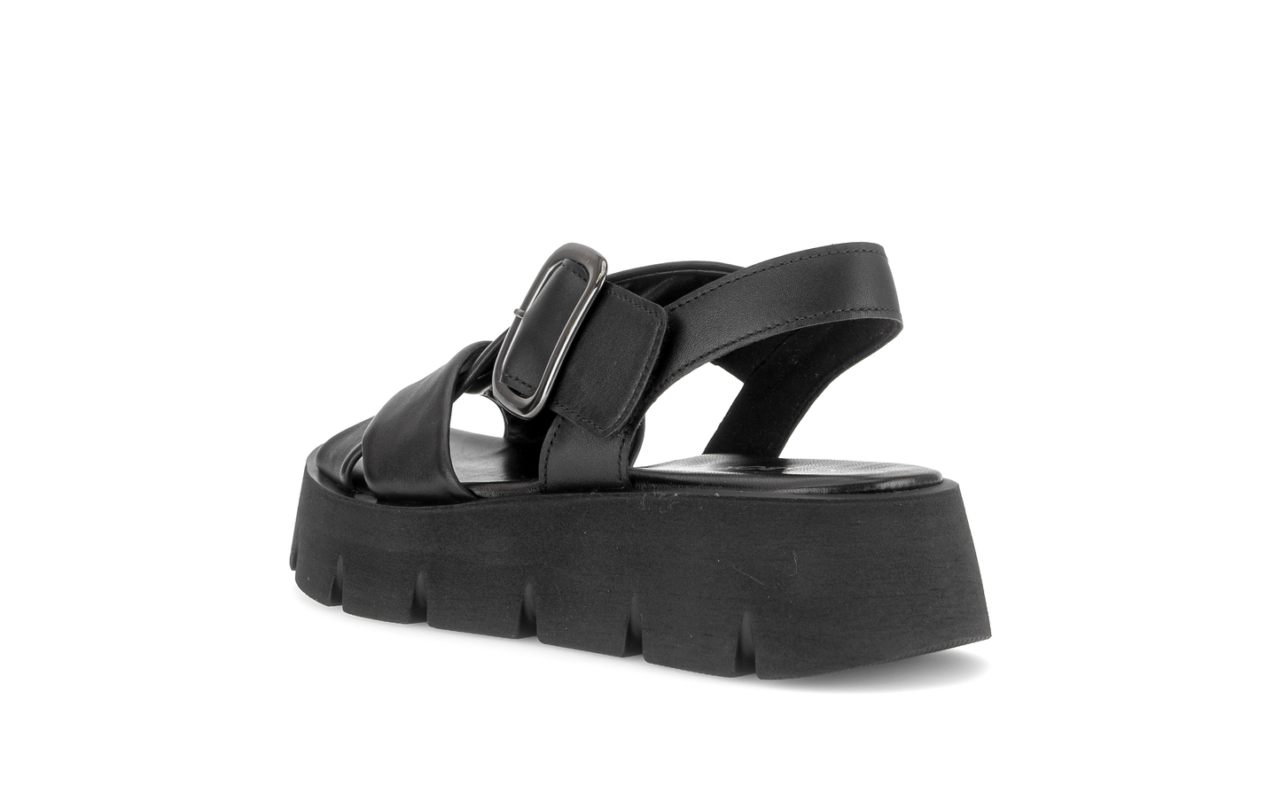 Gabor 84.752.27 Black F Fit Slingback Sandals