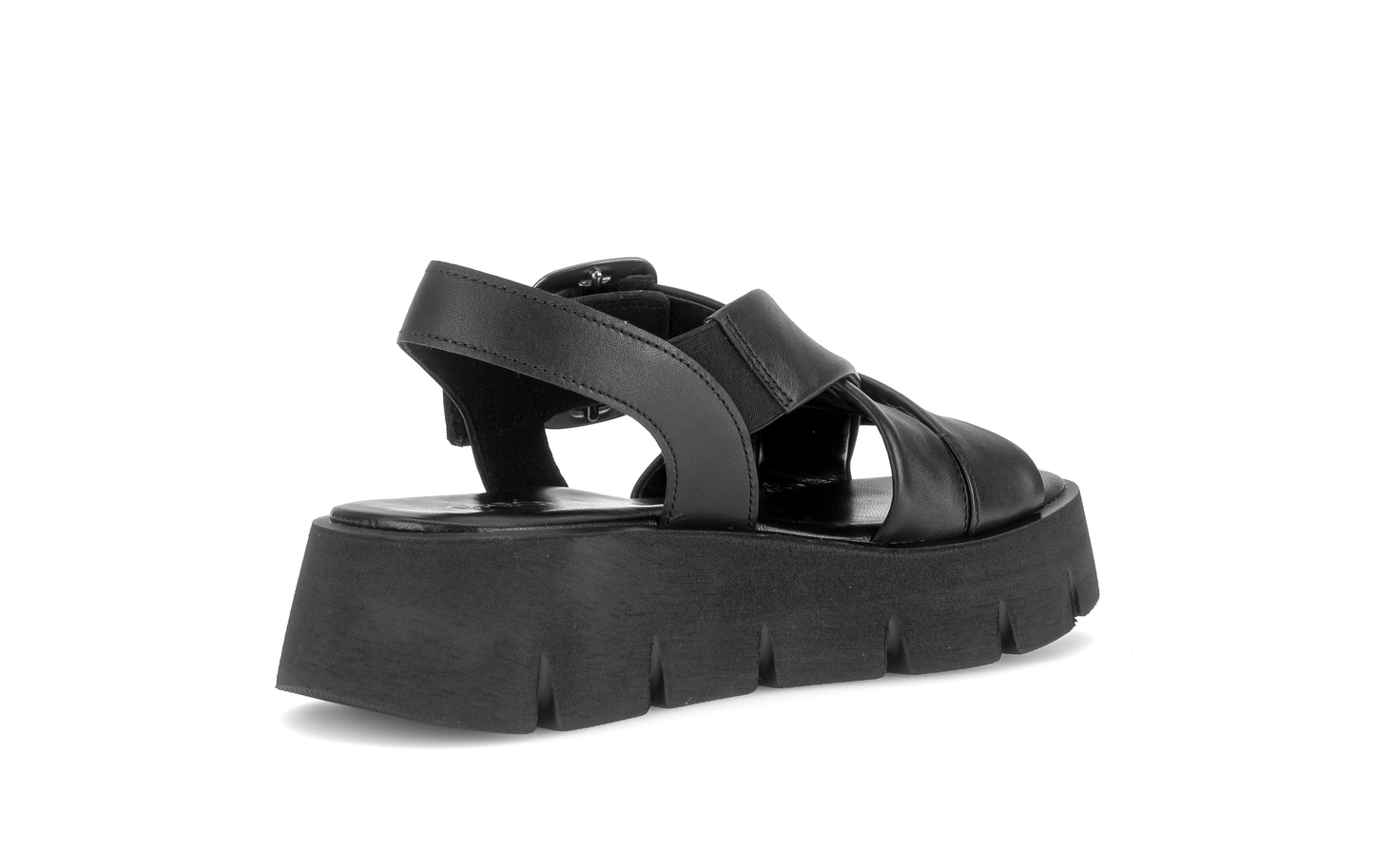 Gabor 84.752.27 Black F Fit Slingback Sandals