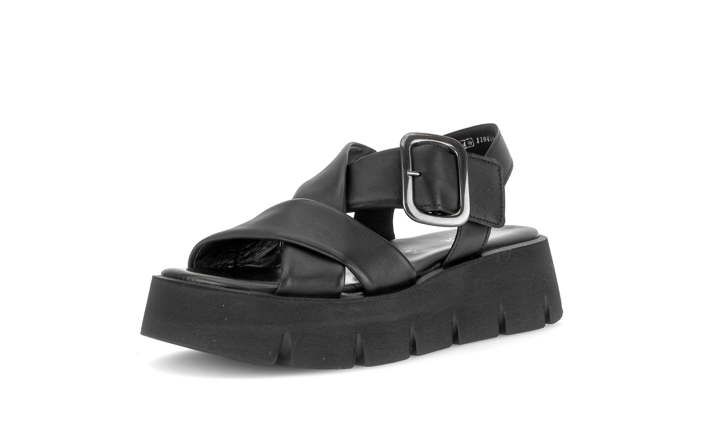 Gabor 84.752.27 Black F Fit Slingback Sandals
