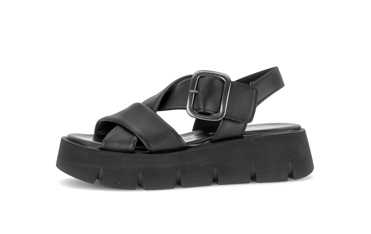 Gabor 84.752.27 Black F Fit Slingback Sandals