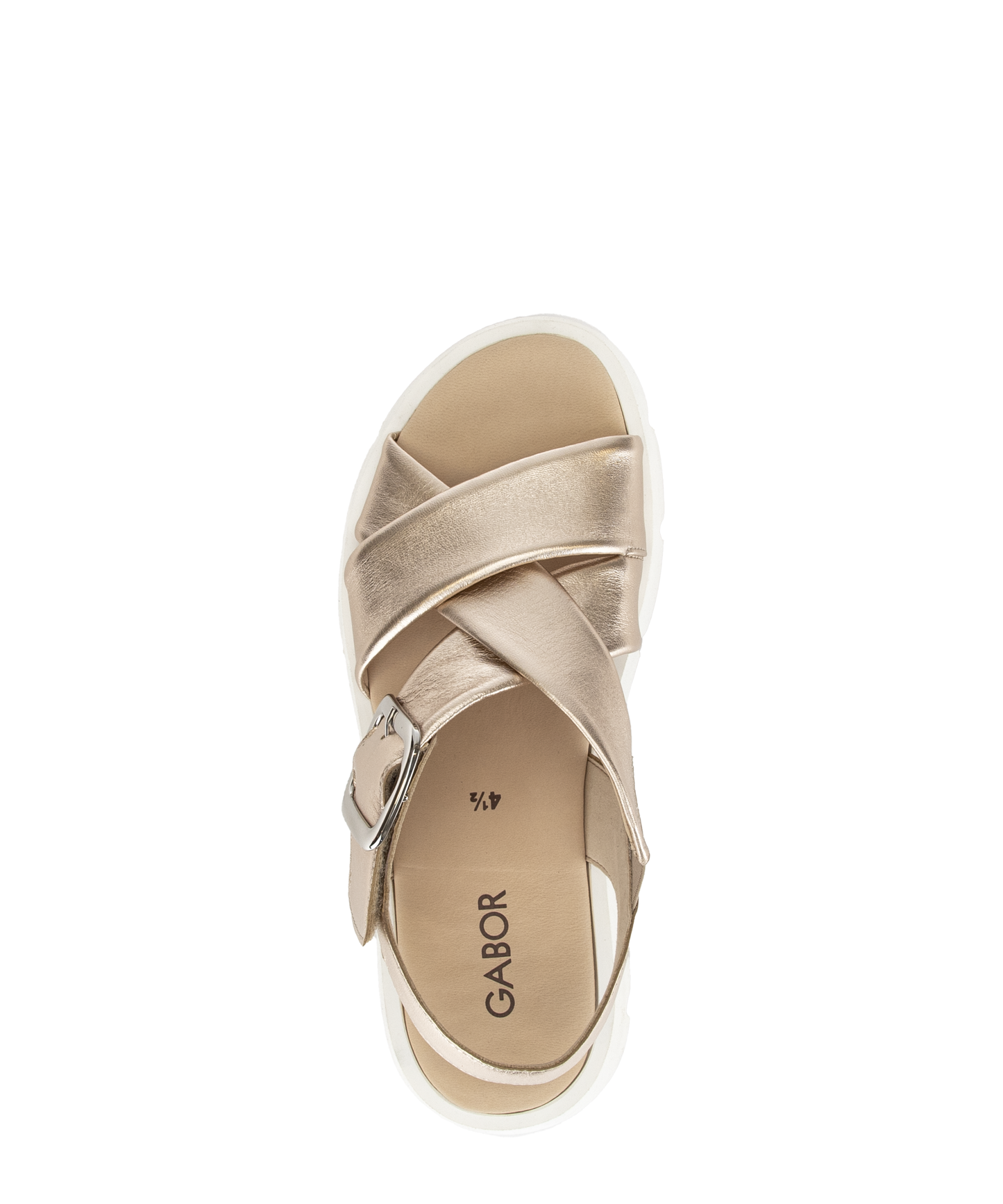 Gabor 84.752.62 Puder Gold F Fit Slingback Sandals