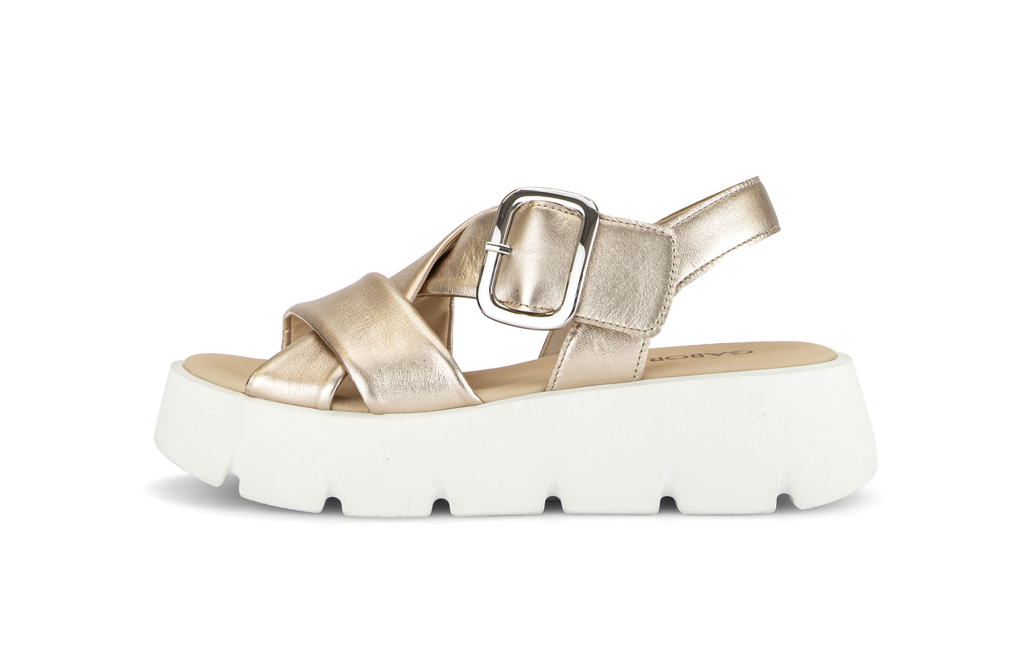 Gabor 84.752.62 Puder Gold F Fit Slingback Sandals