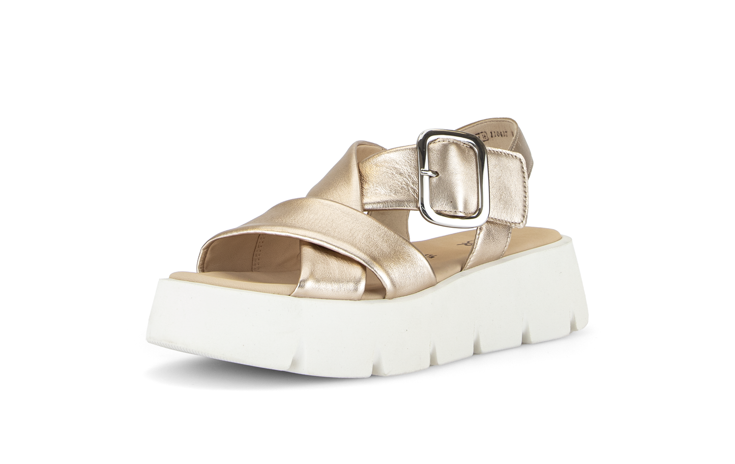 Gabor 84.752.62 Puder Gold F Fit Slingback Sandals