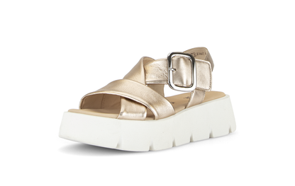 Gabor 84.752.62 Puder Gold F Fit Slingback Sandals
