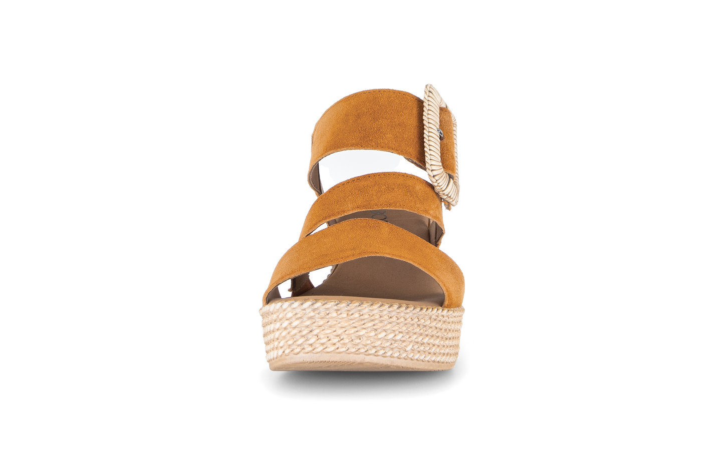 Gabor 84.771.10 Mustard Suede Wedge Sandals