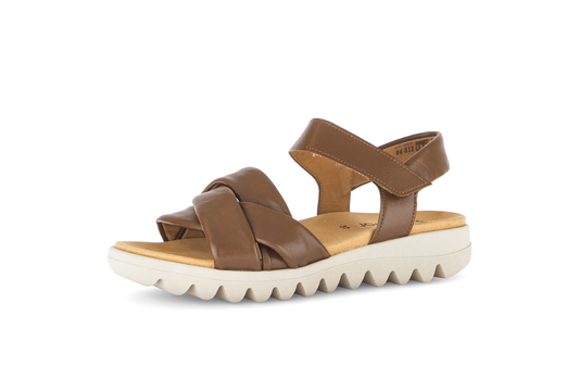 Gabor 84.812.28 Cognac Tan Velcro Sandals
