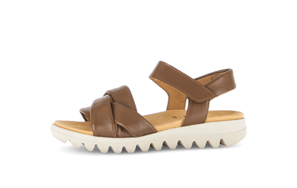 Gabor 84.812.28 Cognac Tan Velcro Sandals