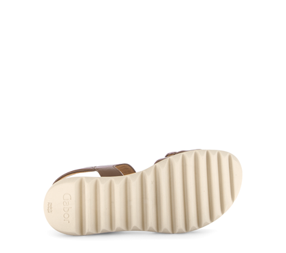 Gabor 84.812.28 Cognac Tan Velcro Sandals