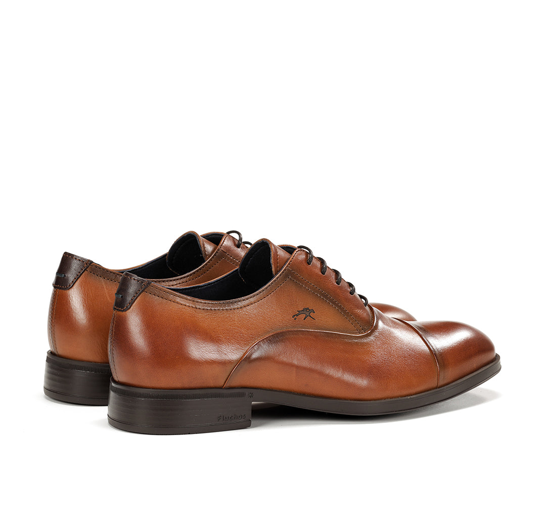 Fluchos F1837 Habana Cuero Tan Lace Shoes