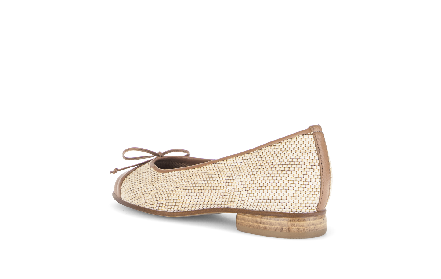 Gabor 85.102.48 Natural & Brown F Fit Slip On Pumps