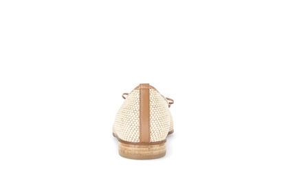 Gabor 85.102.48 Natural & Brown F Fit Slip On Pumps