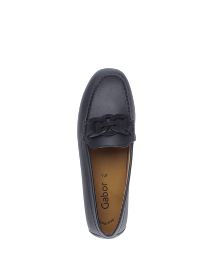 Gabor 85.201.26 Dark Blue Slip On Loafers