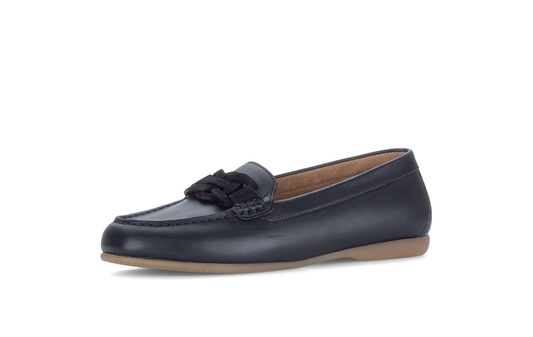 Gabor 85.201.26 Dark Blue Slip On Loafers