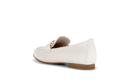 Gabor 85.211.22 Latte Cream & Gold F Fit Slip On Loafers