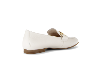 Gabor 85.211.22 Latte Cream & Gold F Fit Slip On Loafers