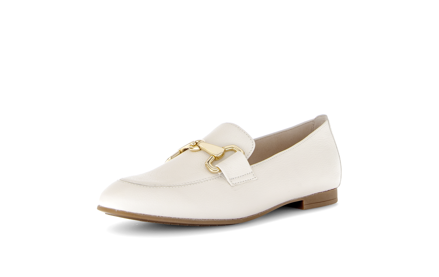 Gabor 85.211.22 Latte Cream & Gold F Fit Slip On Loafers