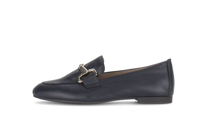 Gabor 85.211.26 Dark Blue Navy F Fit Slip On Loafers