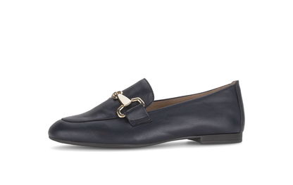 Gabor 85.211.26 Dark Blue Navy F Fit Slip On Loafers