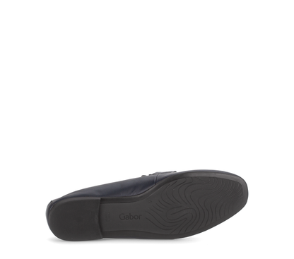 Gabor 85.211.26 Dark Blue Navy F Fit Slip On Loafers