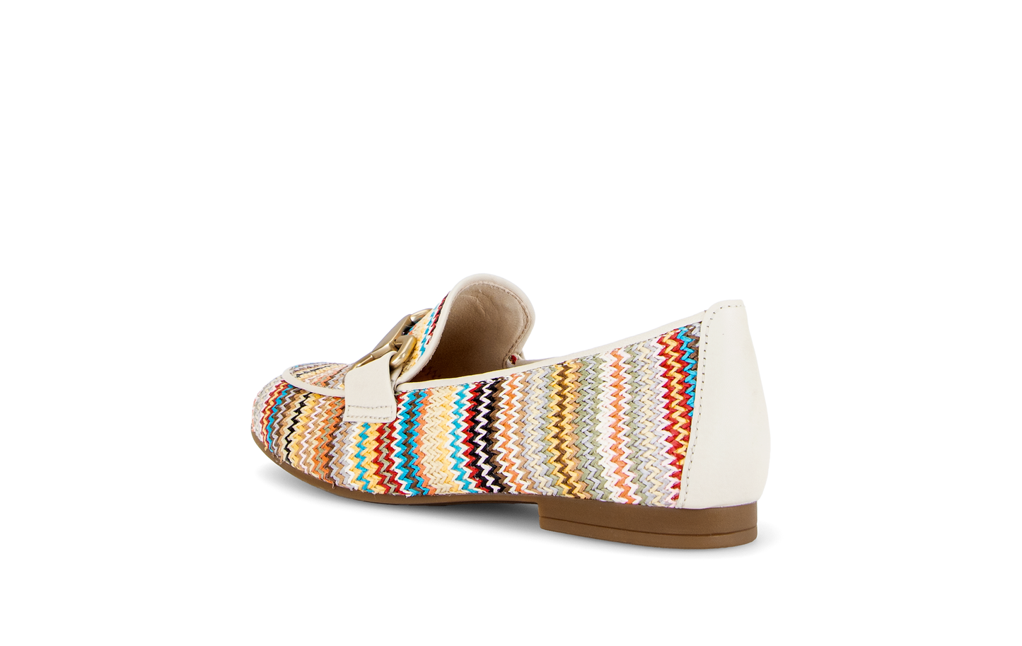 Gabor 85.214.41 Multicolour & Cream F Fit Slip On Loafers