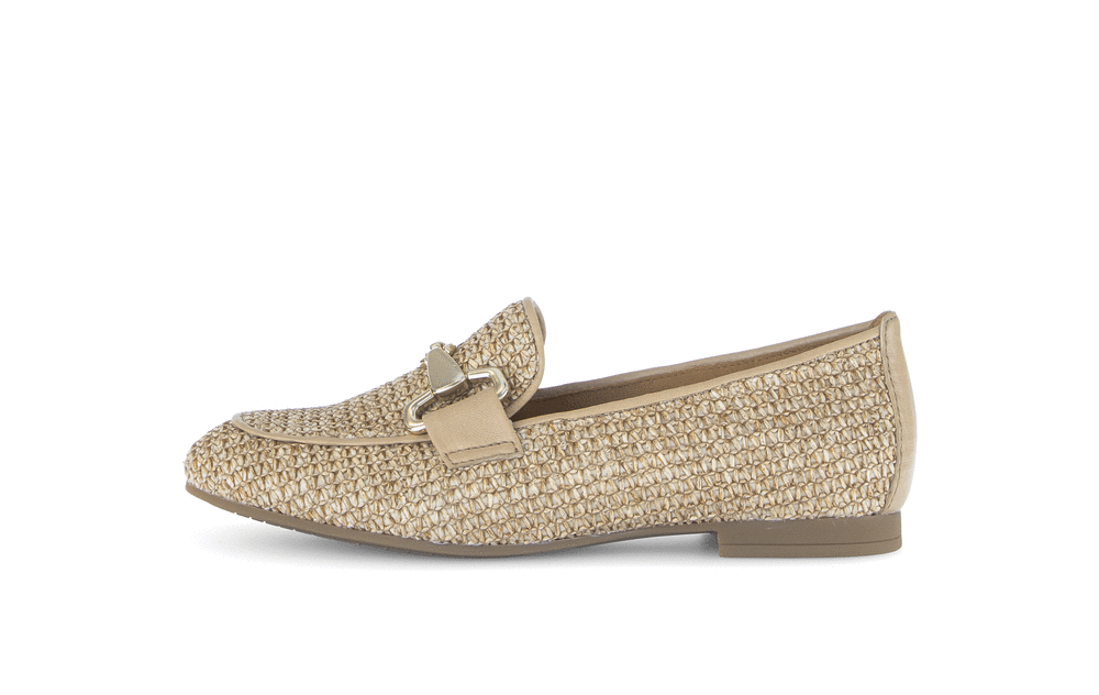 Gabor 85.214.44 Sand F Fit Slip On Loafers