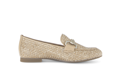 Gabor 85.214.44 Sand F Fit Slip On Loafers
