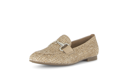 Gabor 85.214.44 Sand F Fit Slip On Loafers