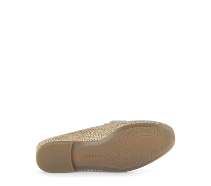 Gabor 85.214.44 Sand F Fit Slip On Loafers