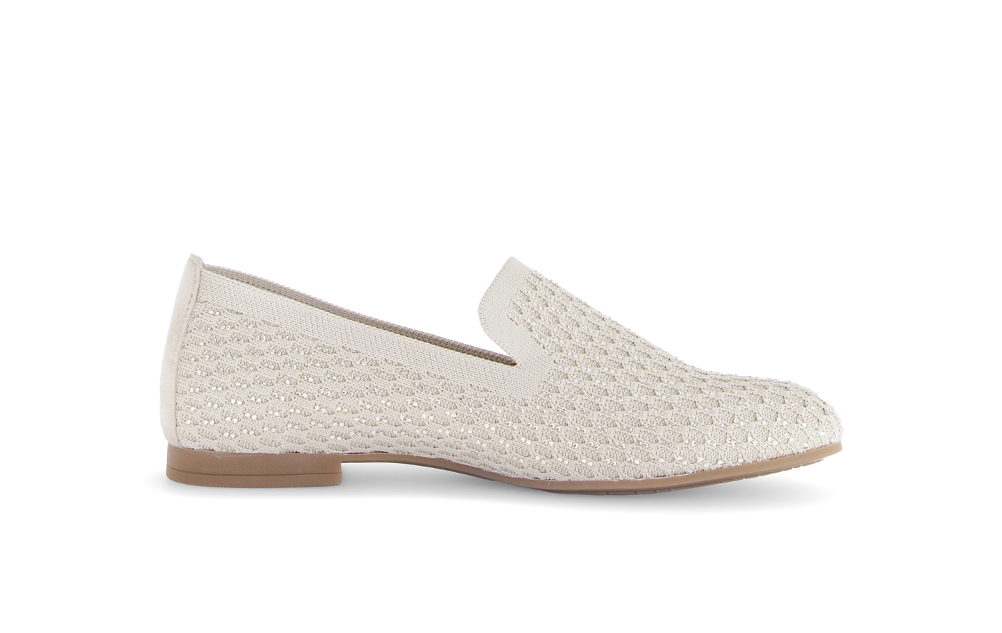 Gabor 85.216.42 Oak Beige Glitter Slip On Shoes