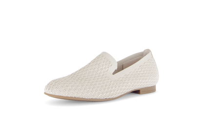 Gabor 85.216.42 Oak Beige Glitter Slip On Shoes