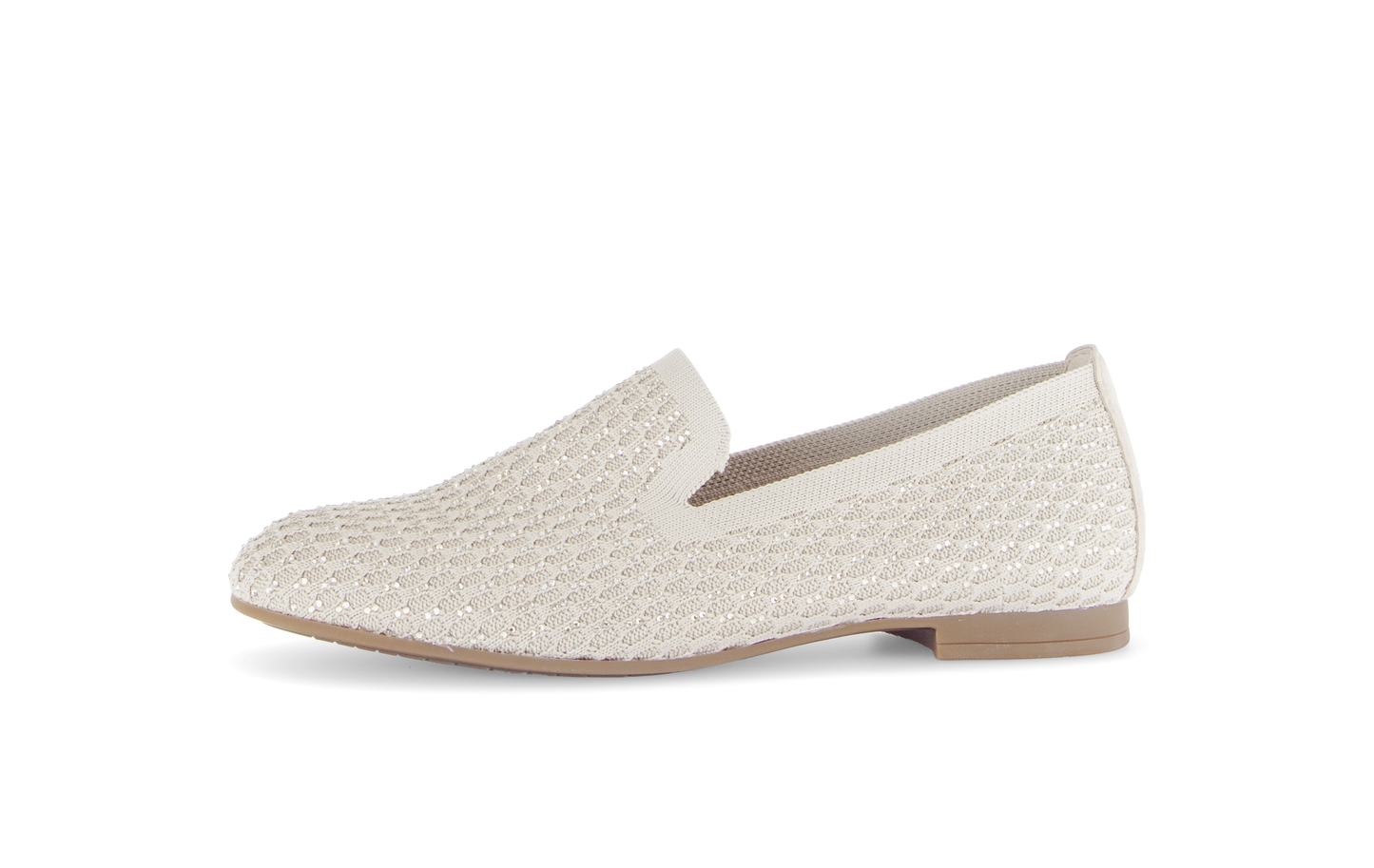 Gabor 85.216.42 Oak Beige Glitter Slip On Shoes