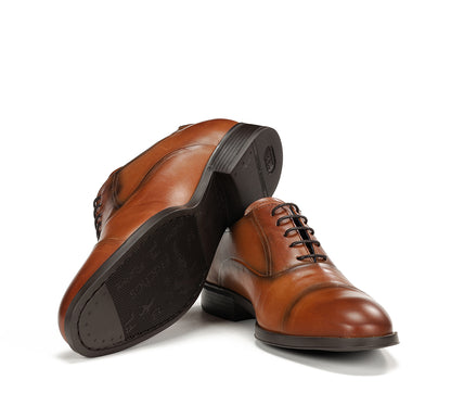Fluchos F1837 Habana Cuero Tan Lace Shoes