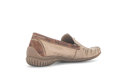Gabor Comfort 86.090.43 Tan Brown G Fit Slip On Moccasins