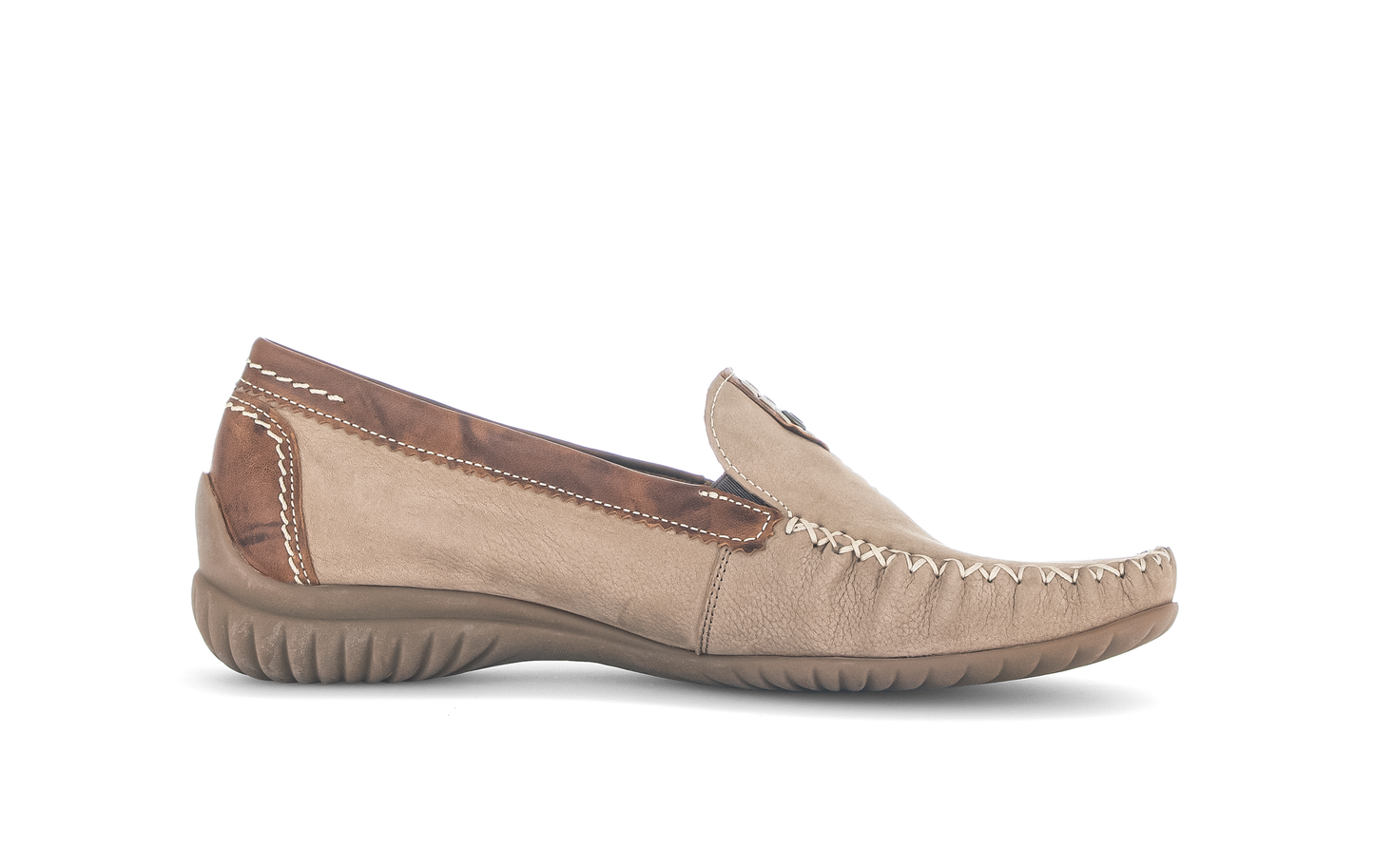 Gabor Comfort 86.090.43 Tan Brown G Fit Slip On Moccasins