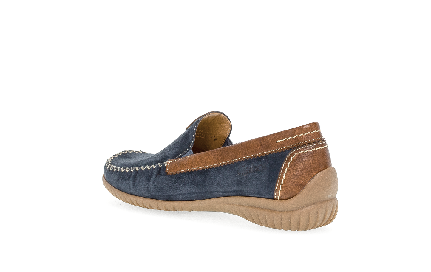 Gabor Comfort 86.090.46 Blue & Brown G Fit Moccasins