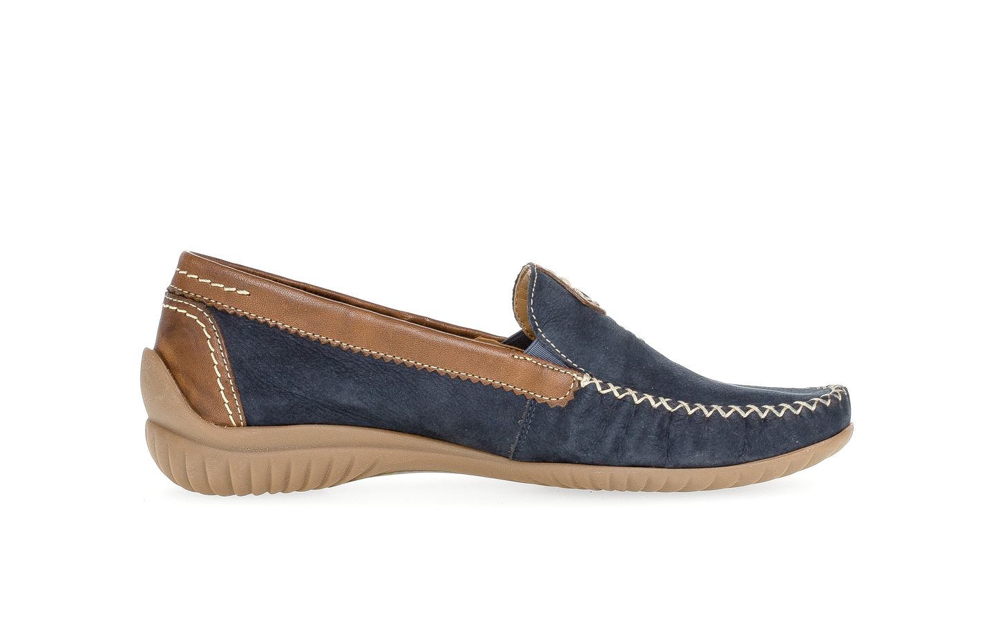 Gabor Comfort 86.090.46 Blue & Brown G Fit Moccasins