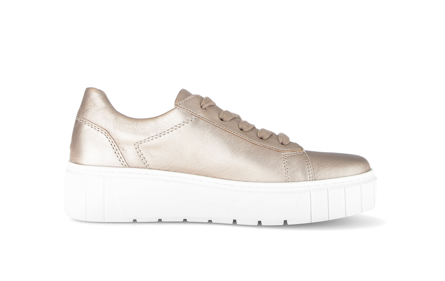 Gabor Comfort 86.415.82 Puder Gold H Fit Trainers with Zip